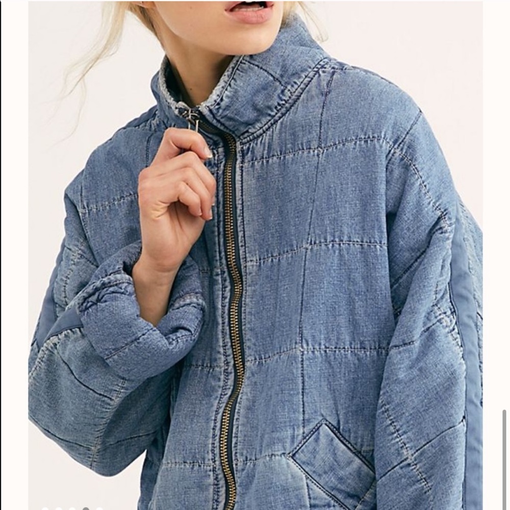 ***ISO**** Free People dolman quilted jacket - Picture 3 of 5